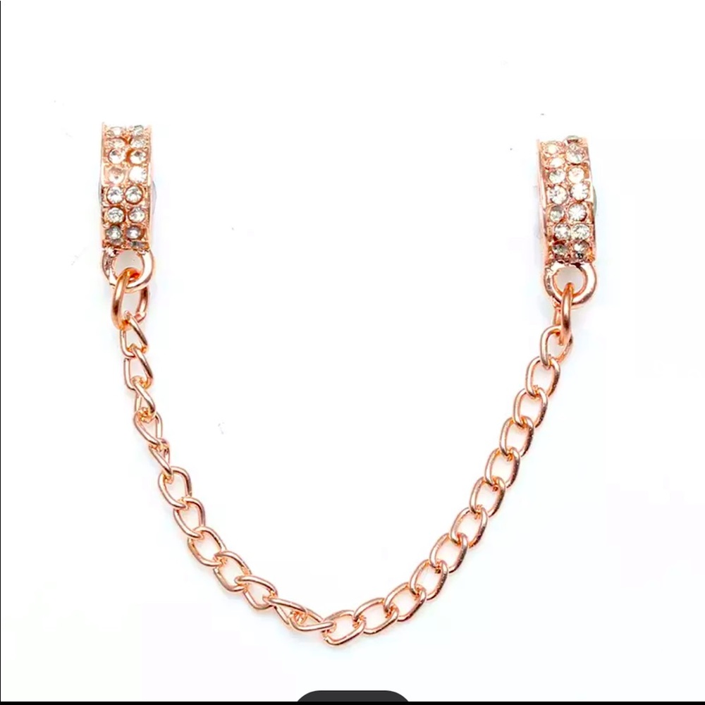 NewS925 SafetyChain Fit Original Pandora Bracelet